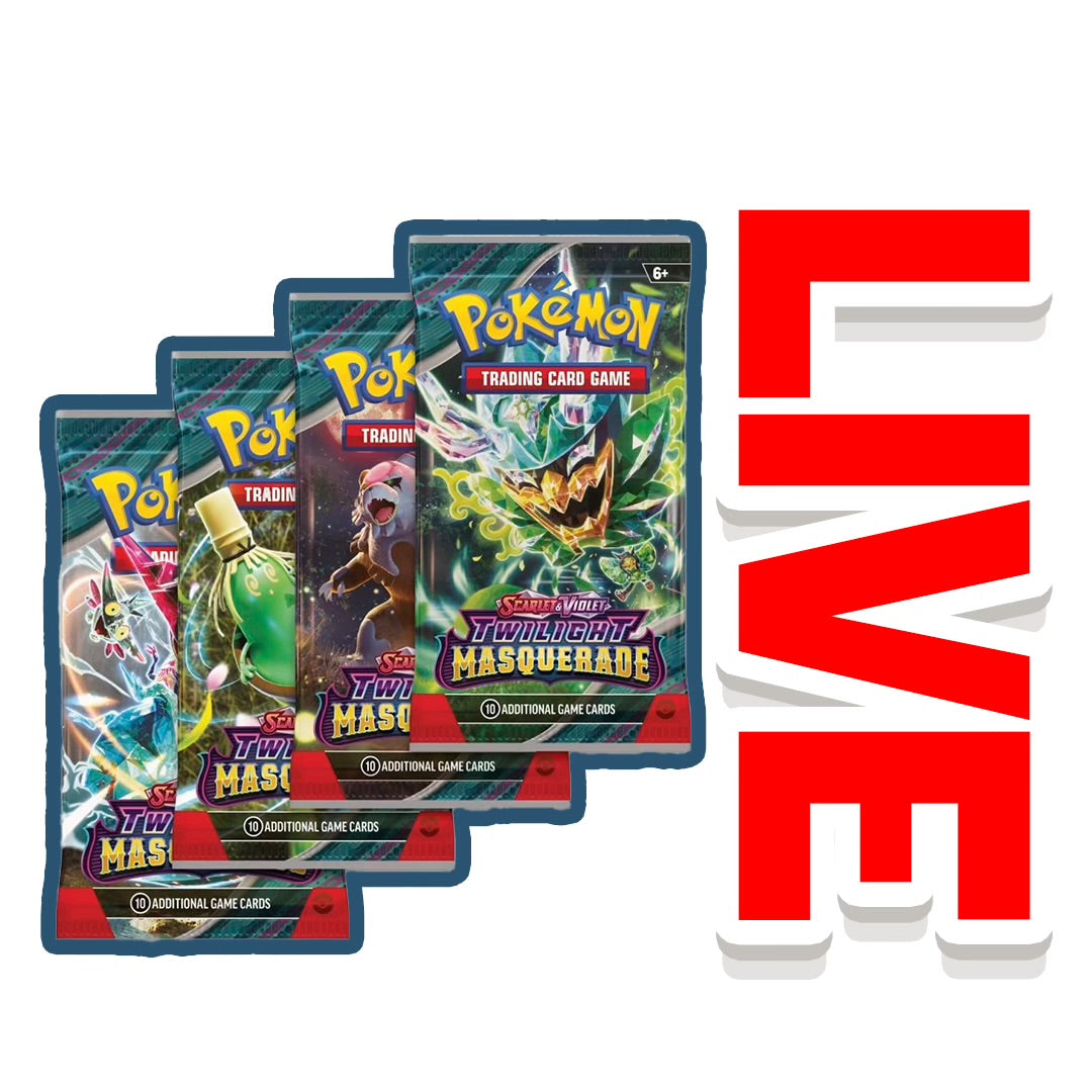 Pokemon TCG: Scarlet & Violet-Twilight Masquerade Booster Pack iPokeTCG Pokemon TCG: Scarlet & Violet-Twilight Masquerade Booster Pack iPokeTCG