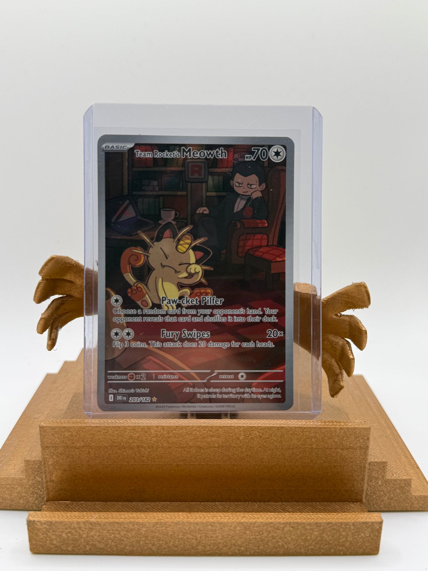 Team Rocket’s Meowth #203 - Destined Rivals - Near Mint