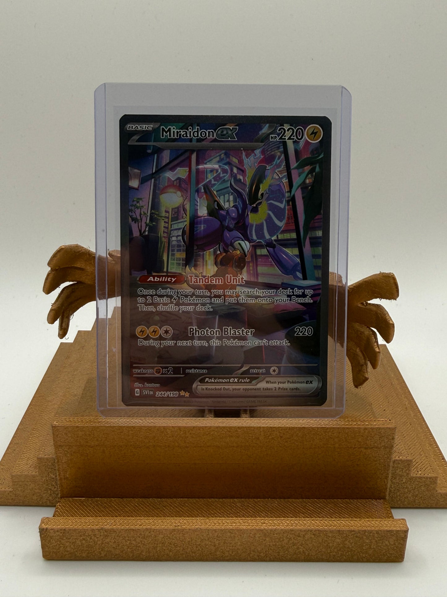 Miraidon EX SIR #244 - Scarlet & Violet - Near Mint