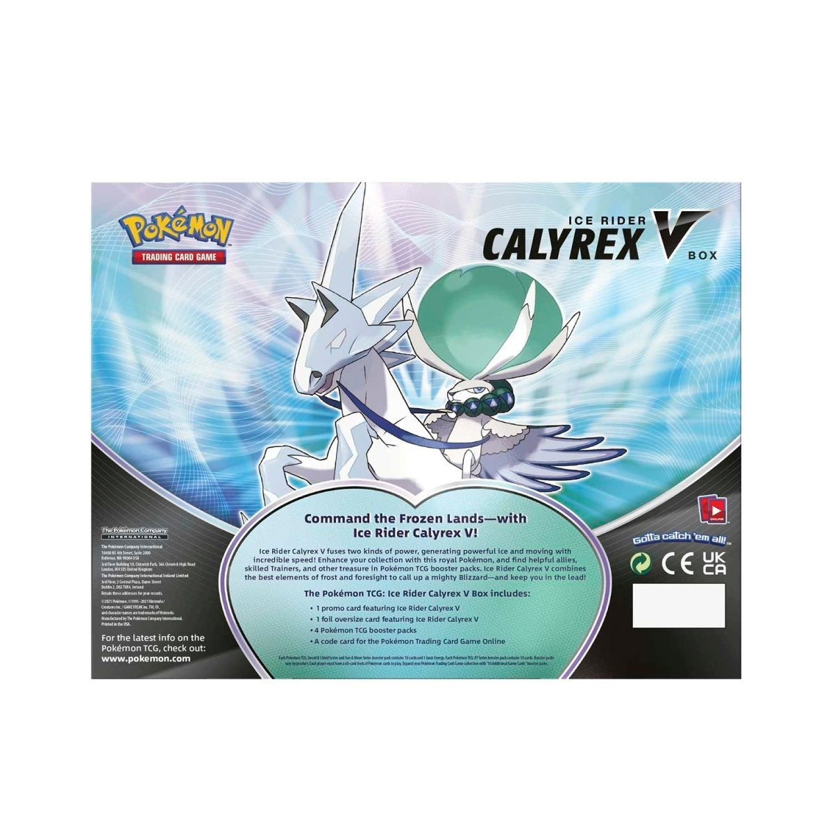 Pokemon TCG: Ice Rider Calyrex V Box
