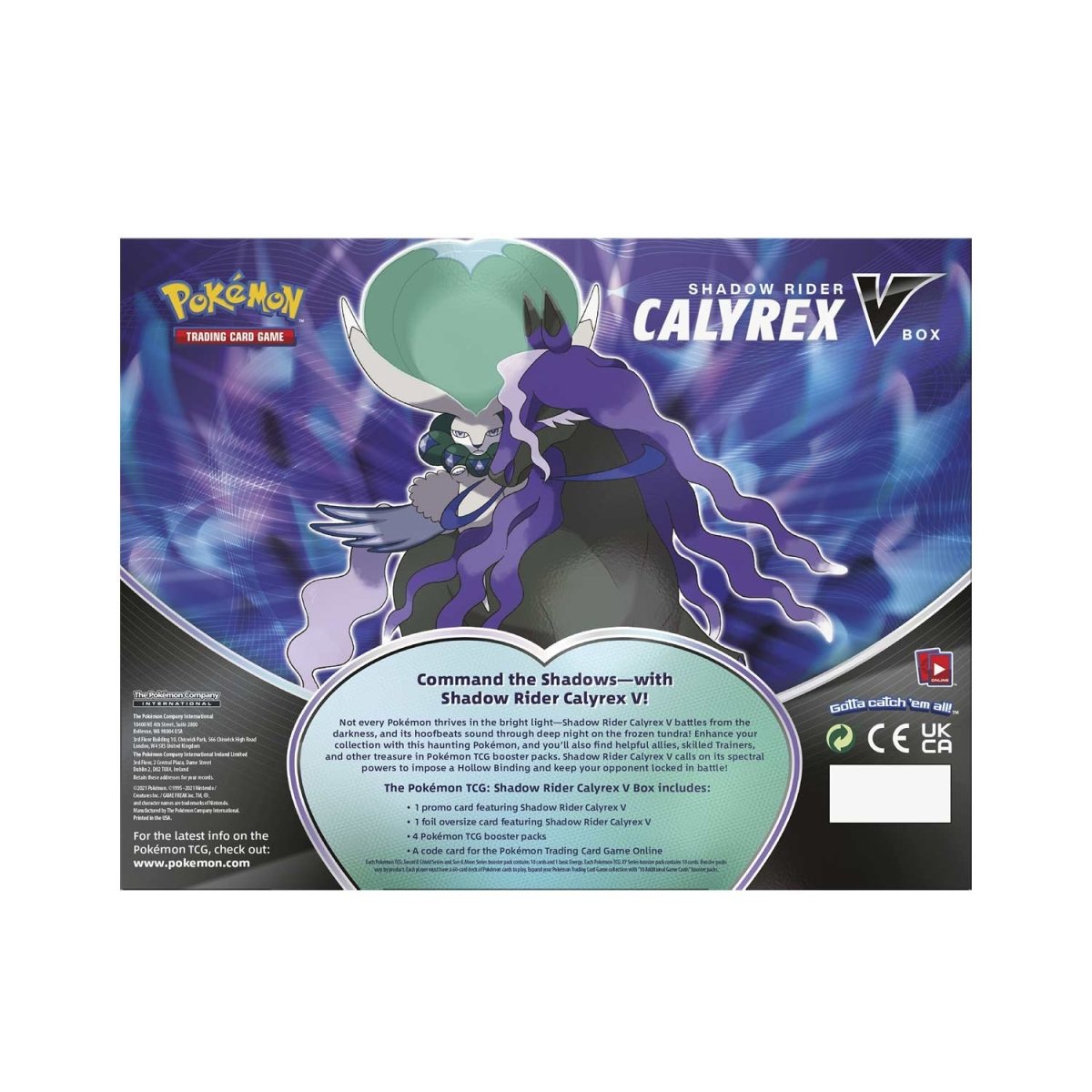 Pokemon TCG: Shadow Rider Calyrex V Box