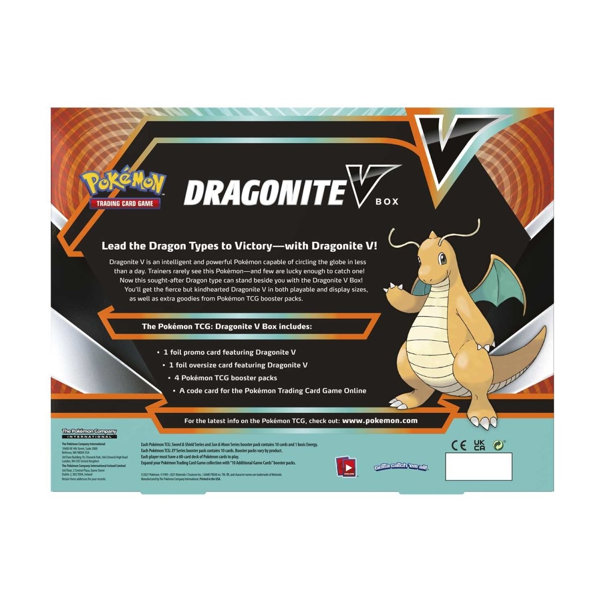 Pokemon TCG: Dragonite V Box