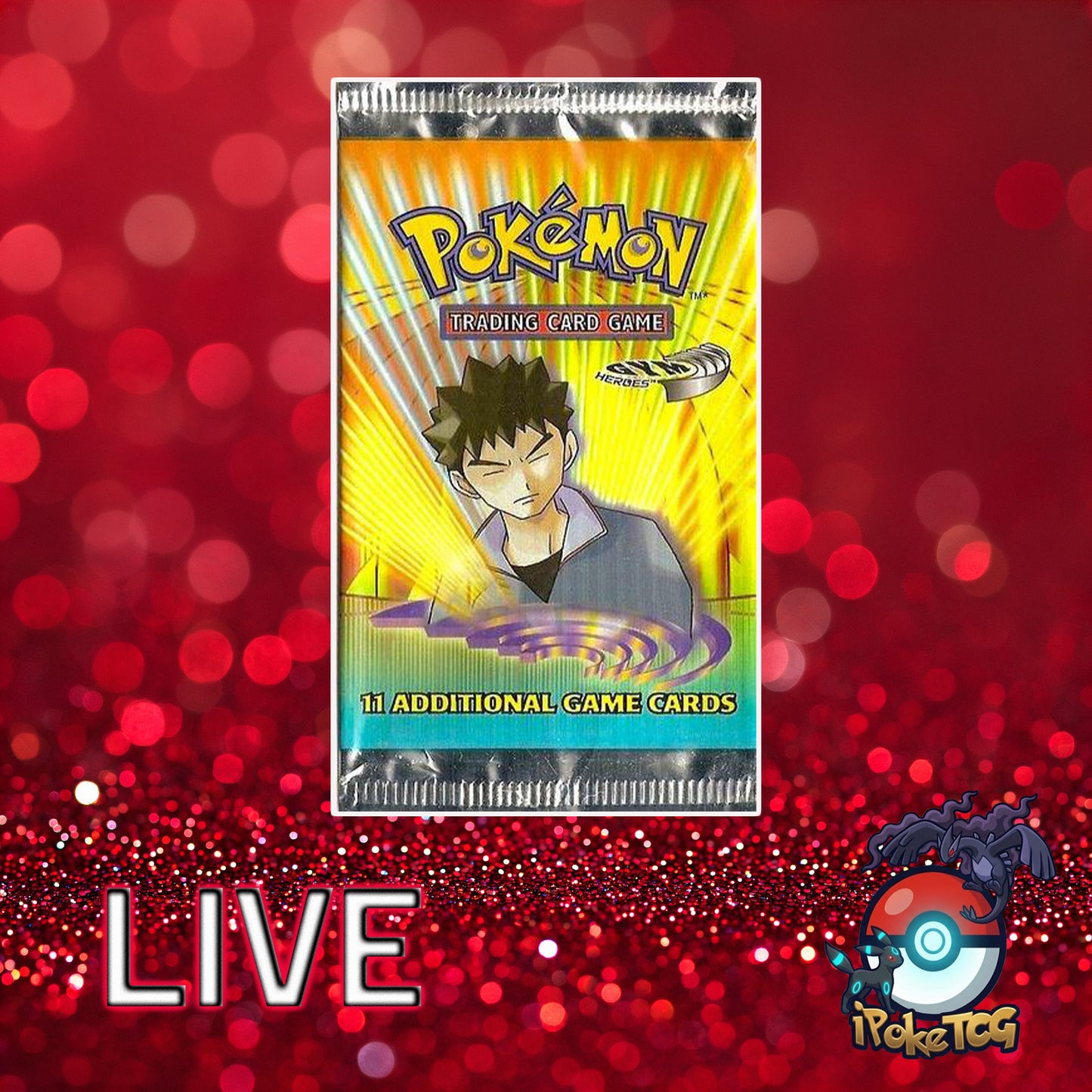 (2000) Pokemon TCG: Gym Heroes Unlimited Booster Pack *(Bounty)*