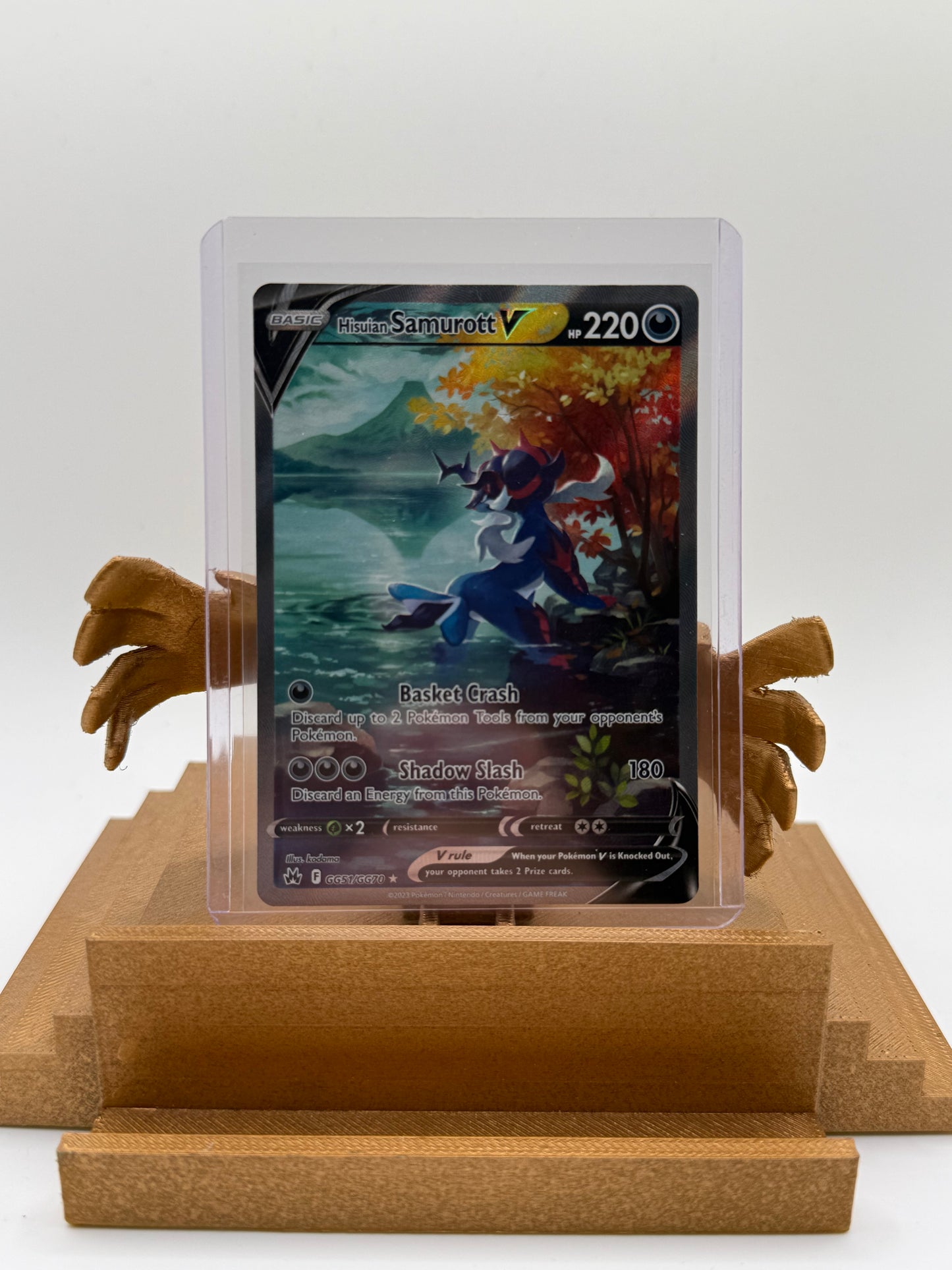 Hisuian Samurott V #GG51 - Crown Zenith - Near Mint