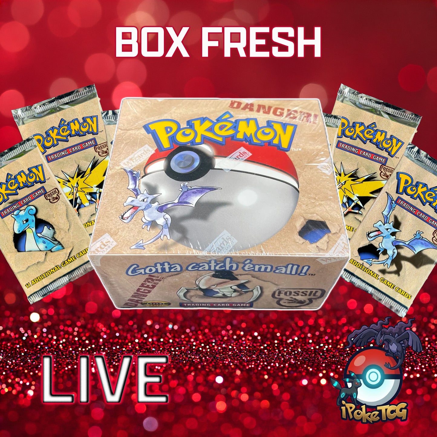 Pokemon TCG: (1999) Fossil Unlimited Booster Pack *(Bounty)*