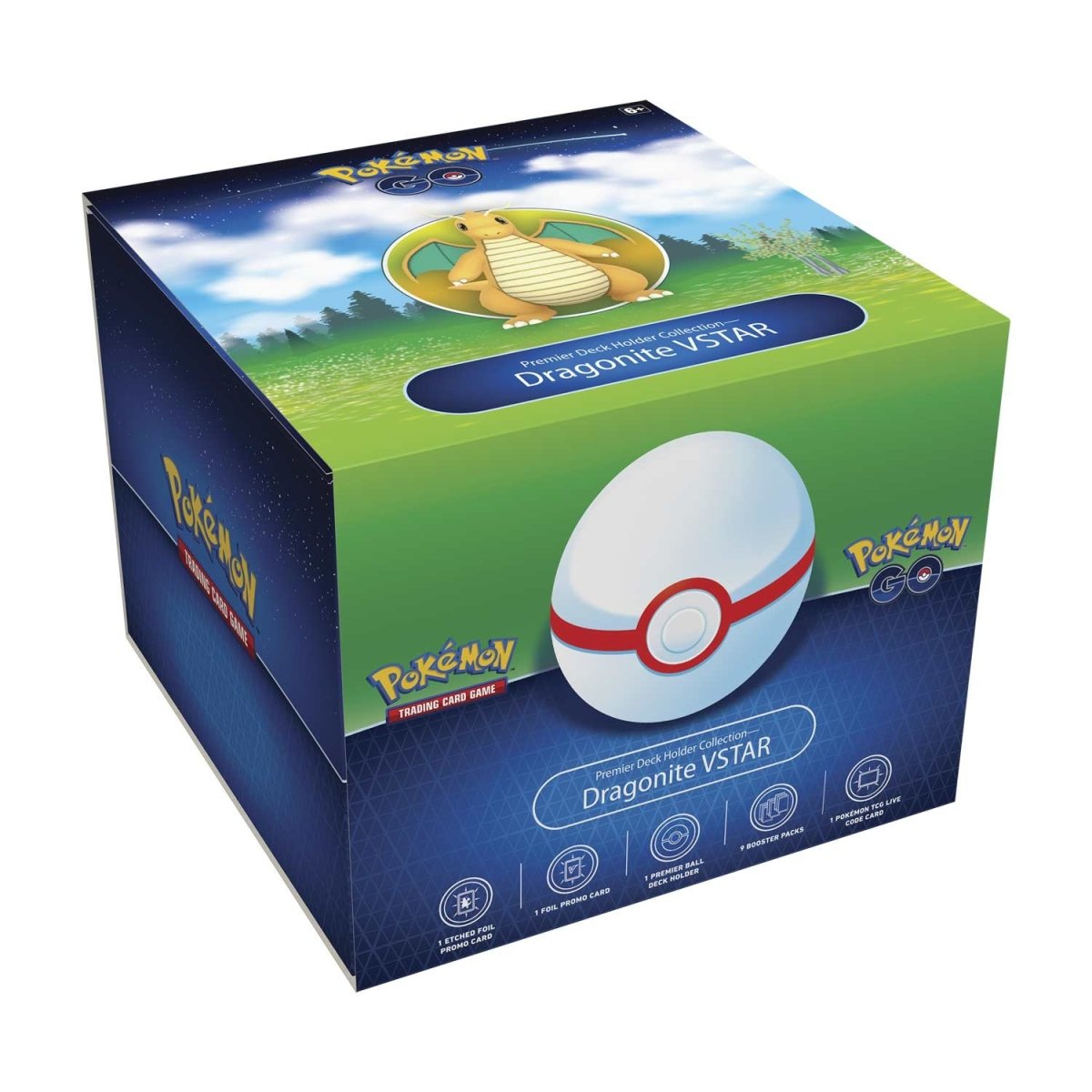 Pokemon TCG: Pokemon GO Premier Deck Holder Collection (Dragonite VSTAR)