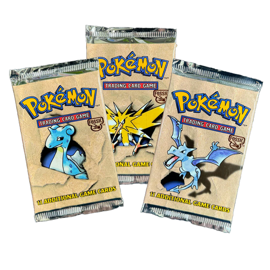 (1999) Pokemon TCG: Fossil Unlimited Booster Pack *(Box Fresh)*