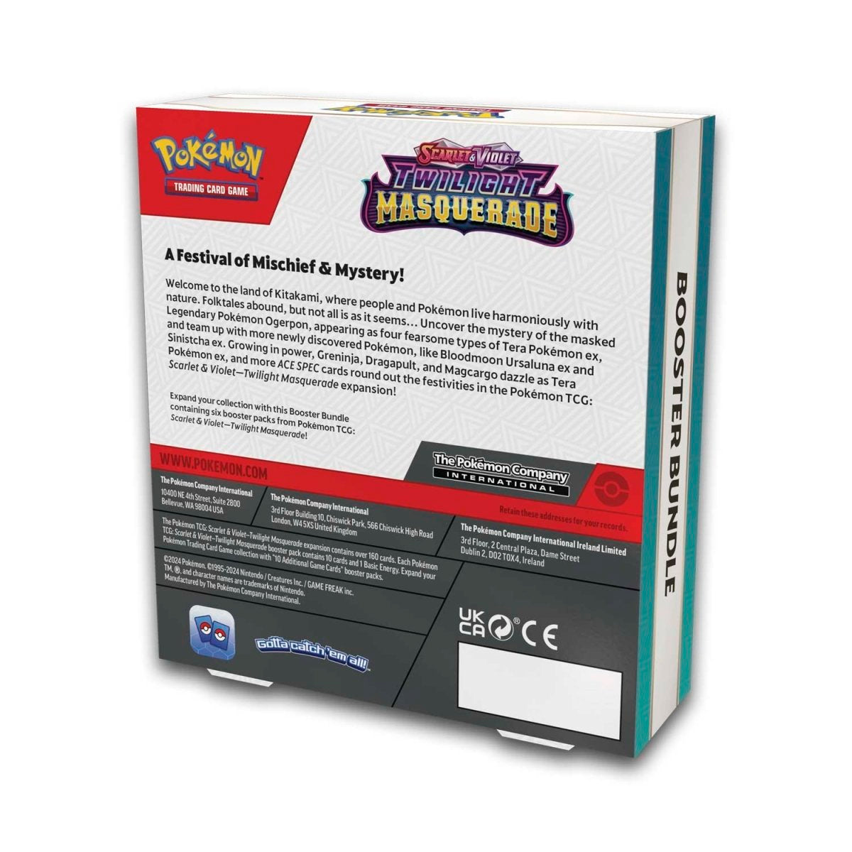 Pokemon TCG: Scarlet & Violet-Twilight Masquerade Booster Bundle