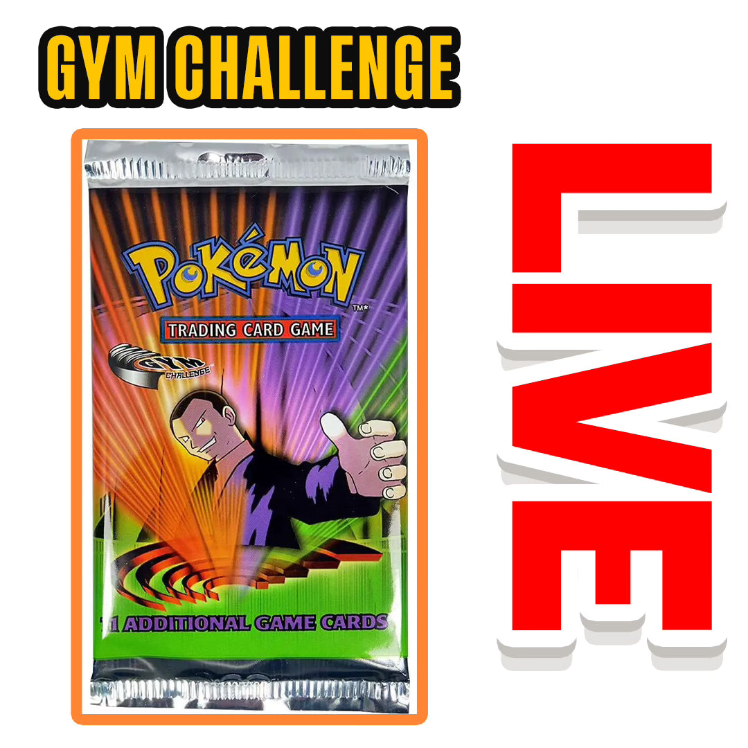 Pokemon Gym Challenge Booster Pack factory Unlimited Edition