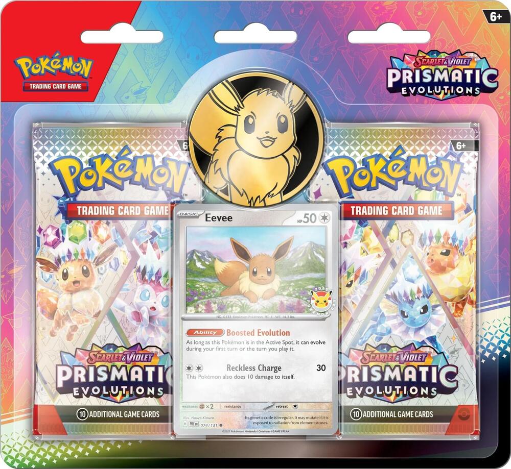 Pokemon TCG: Scarlet & Violet-Prismatic Evolutions Eevee Blister