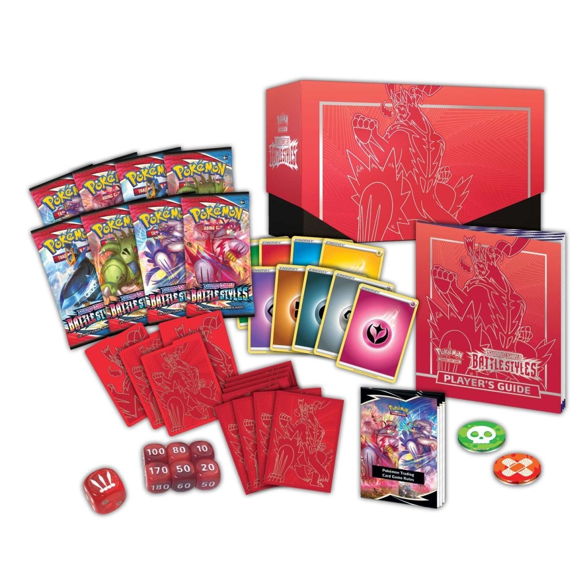 Pokemon TCG: Sword & Shield-Battle Styles Elite Trainer Box (Red)