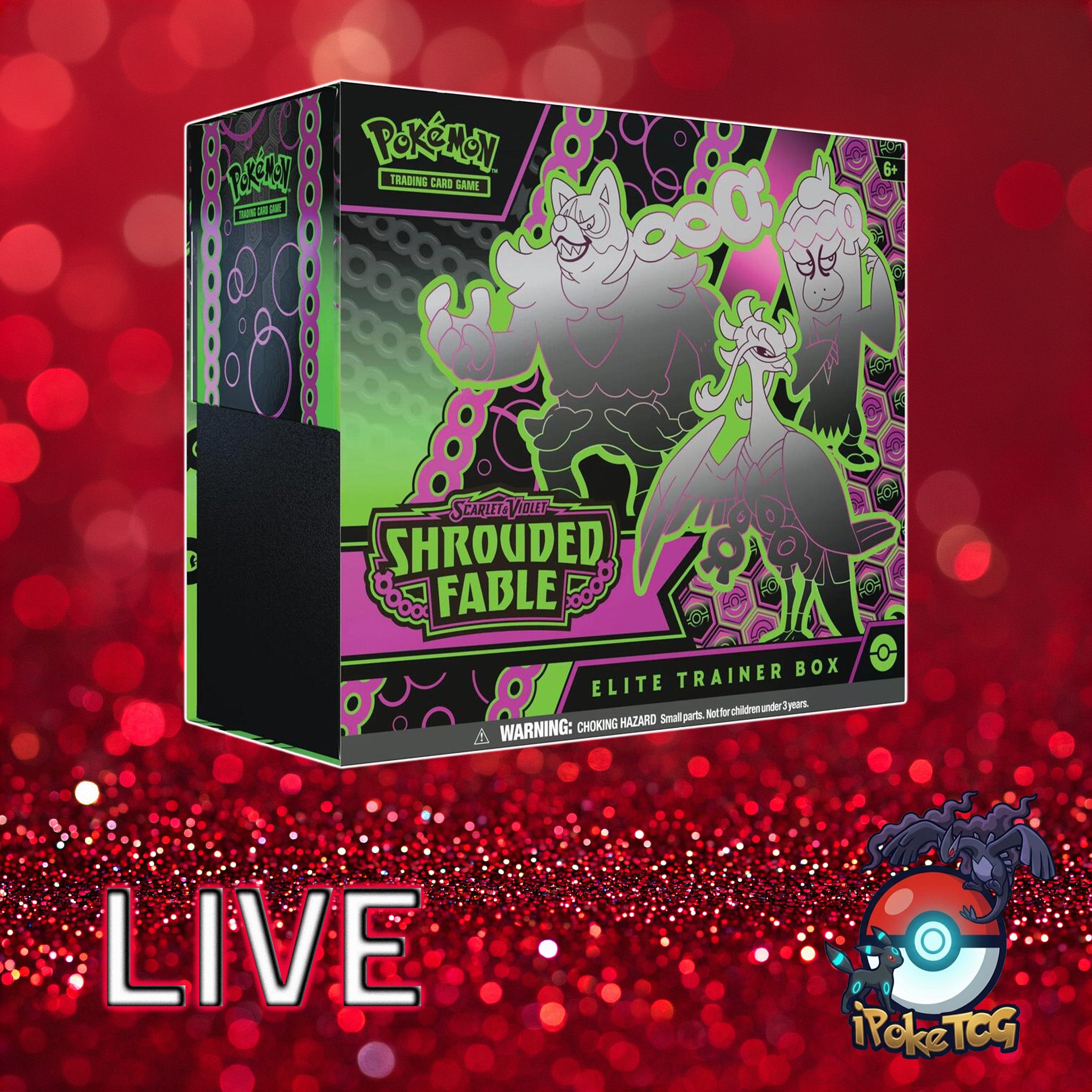 Pokemon TCG: Scarlet & Violet-Shrouded Fable Elite Trainer Box