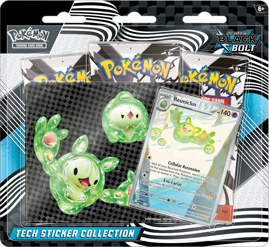 Pokemon TCG: Scarlet & Violet-Black Bolt Tech Sticker Collection