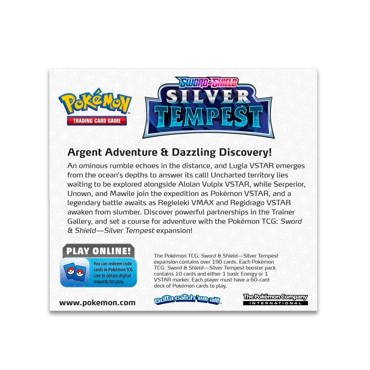 Pokemon TCG: Sword & Shield-Silver Tempest Booster Box