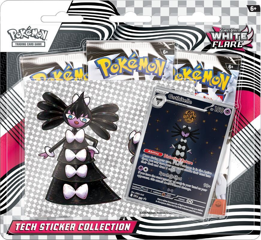 Pokemon TCG: Scarlet & Violet-White Flare Tech Sticker Collection