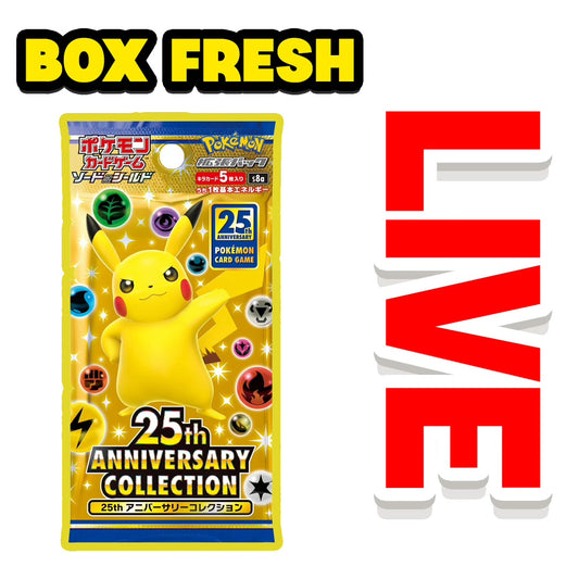 Pokemon TCG: Japanese 25th Celebrations Booster Pack *(Box Fresh)*