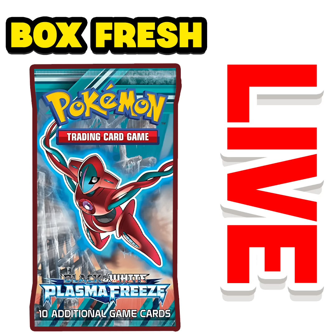 (2013) Pokemon TCG: Black&White - Plasma Freeze Booster Pack *(Box Fresh)*