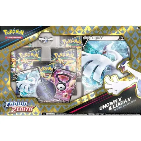 Pokemon TCG: Crown Zenith Unown V & Lugia V Special Collection