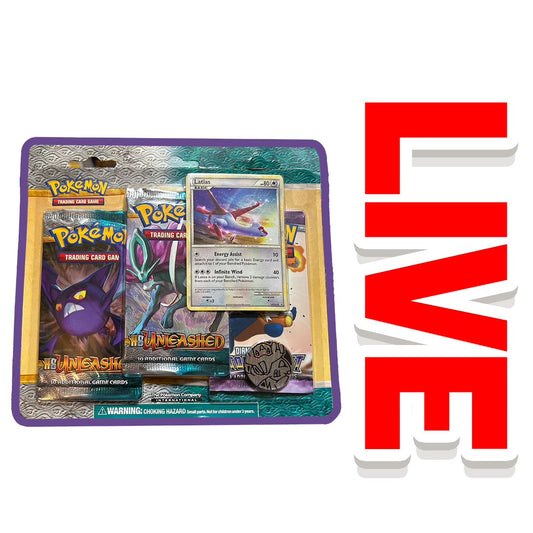 (2010) Pokemon TCG: HGSS Unleashed 3-Pack Blister