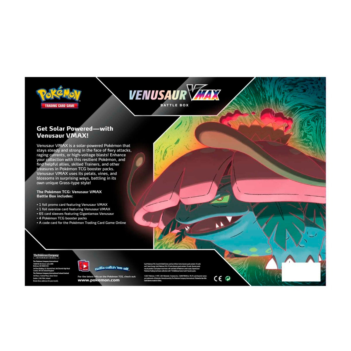 Pokemon TCG: Venusaur VMAX Battle Box