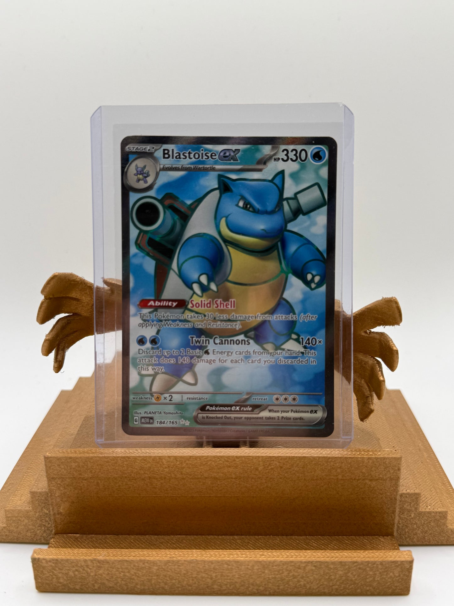 Blastoise EX #184 - 151 - Near Mint