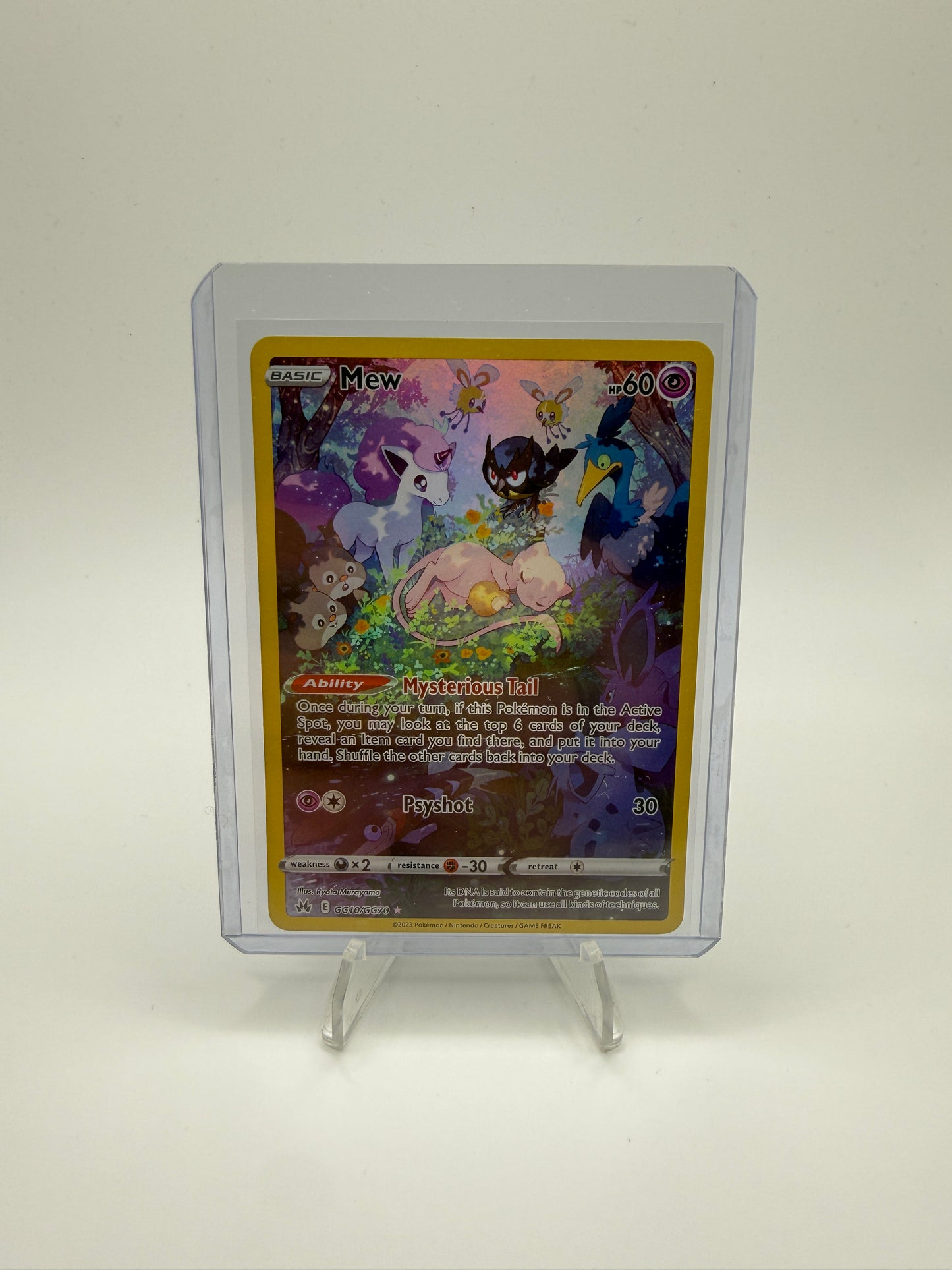 Mew IR #GG10 - Crown Zenith - Near Mint