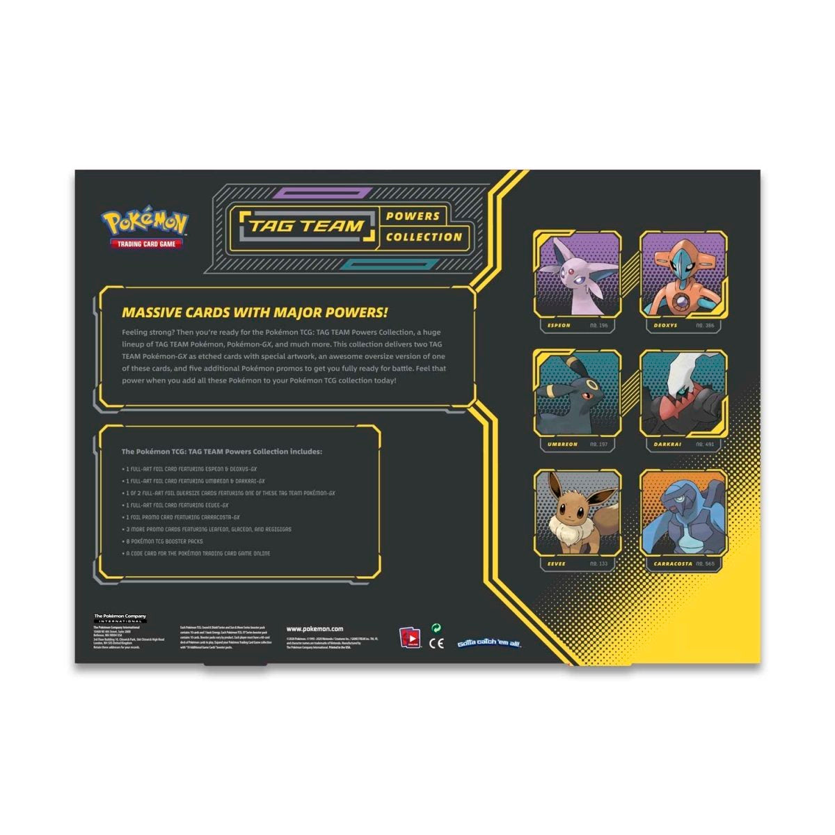 Pokemon TCG: TAG TEAM Powers Collection (Espeon & Deoxys-GX)