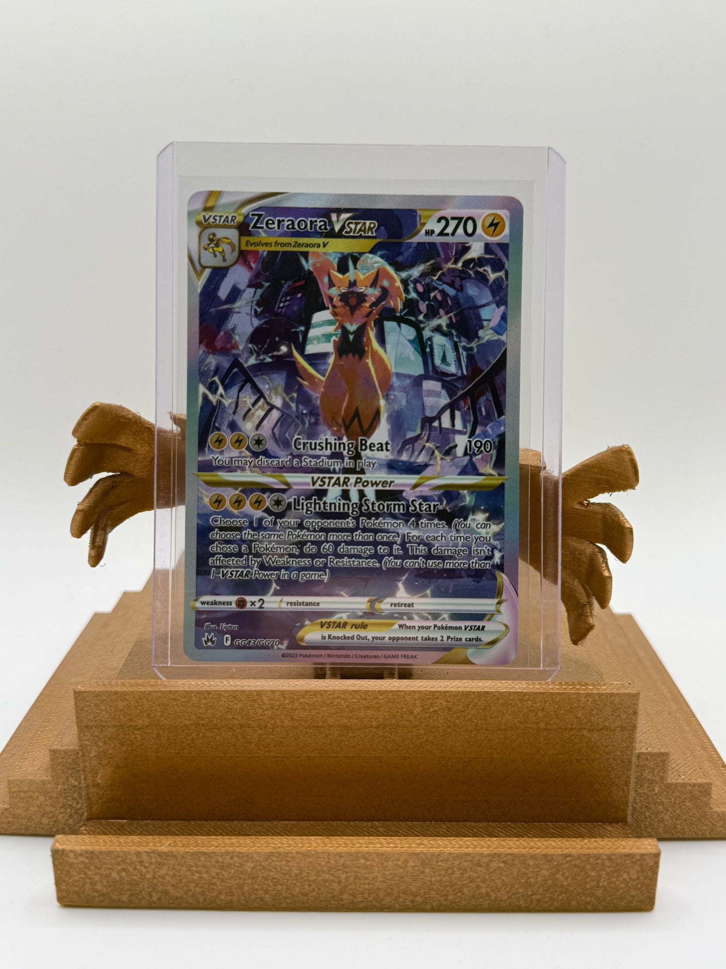 Zeraora VSTAR #GG43 - Crown Zenith - Near Mint