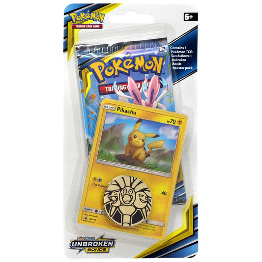 Pokemon TCG: Sun & Moon-Unbroken Bonds Checklane Blister *(Pikachu SM183)*