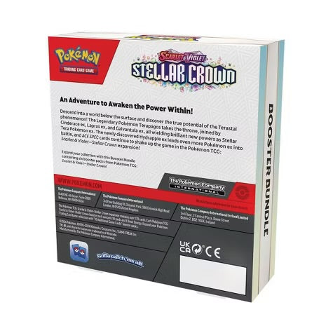 Pokemon TCG: Scarlet & Violet-Stellar Crown Booster Bundle (6 Packs)