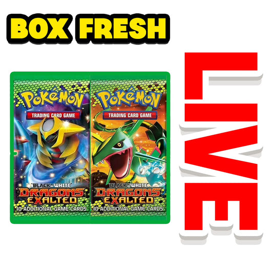 Pokemon TCG: Black & White-Dragons Exalted Booster Pack *(Box Fresh)* *(FREE PSA GRADING INCLUDED)*