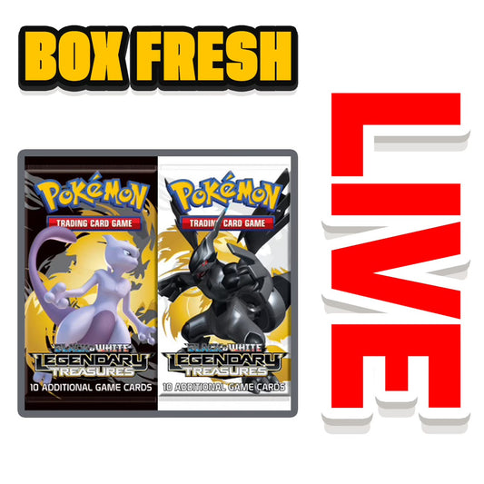 (2013) Pokemon TCG: Black & White-Legendary Treasures Booster Pack *(Box Fresh)*