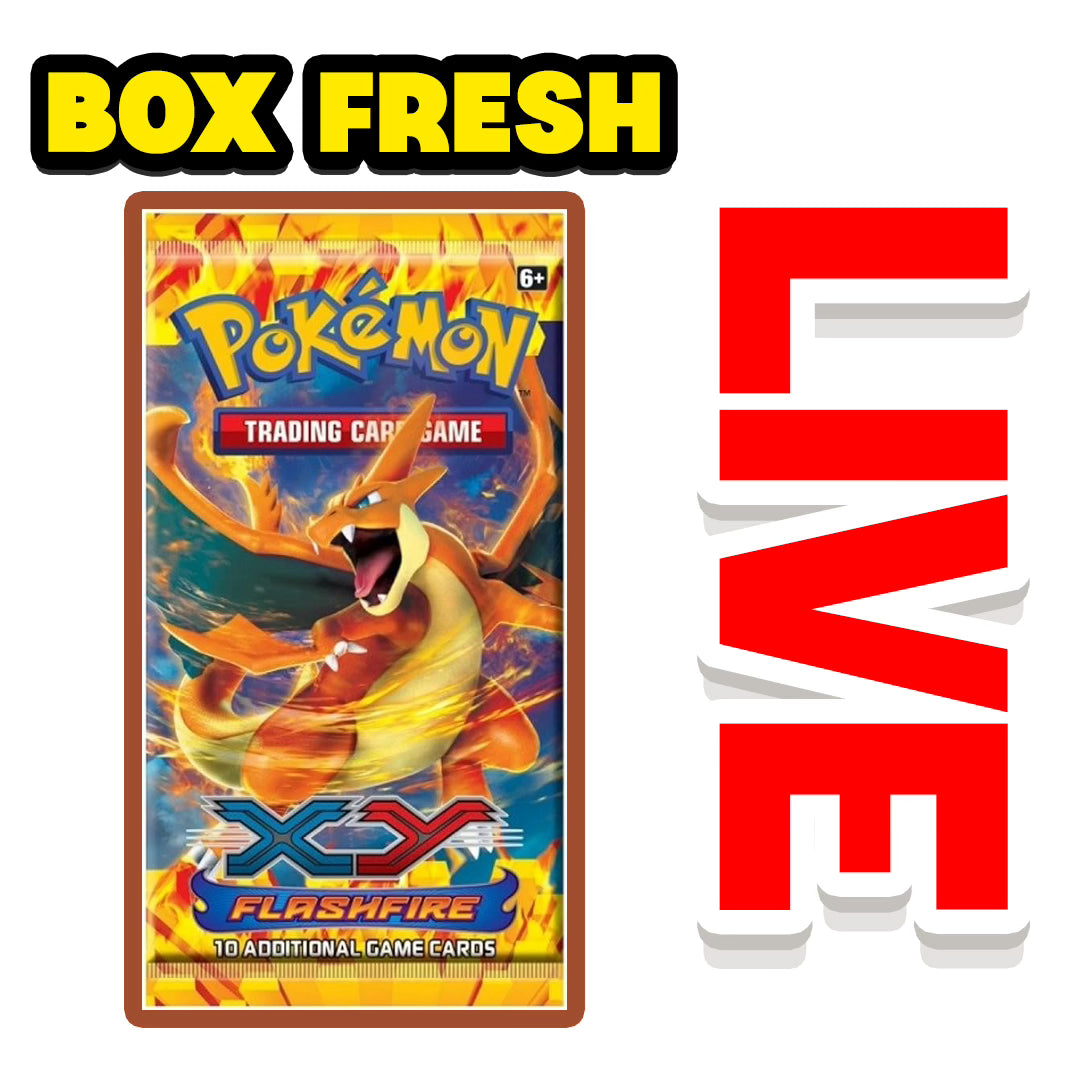 Pokemon TCG: XY Flashfire *(Sleeved)* Booster Pack *(Case Fresh)* *(Bounty)*