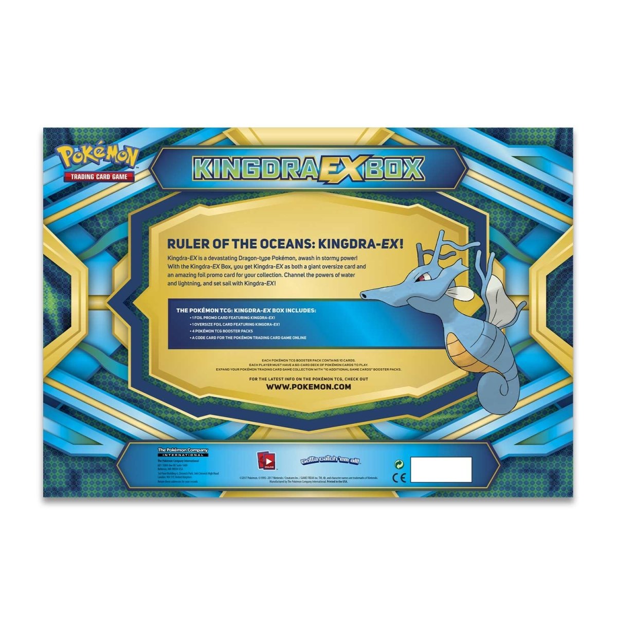 Pokemon TCG: Kingdra EX Box