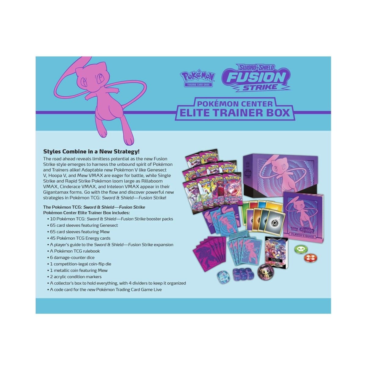 Pokemon TCG: (Pokemon Center) Sword & Shield-Fusion Strike Elite Trainer Box