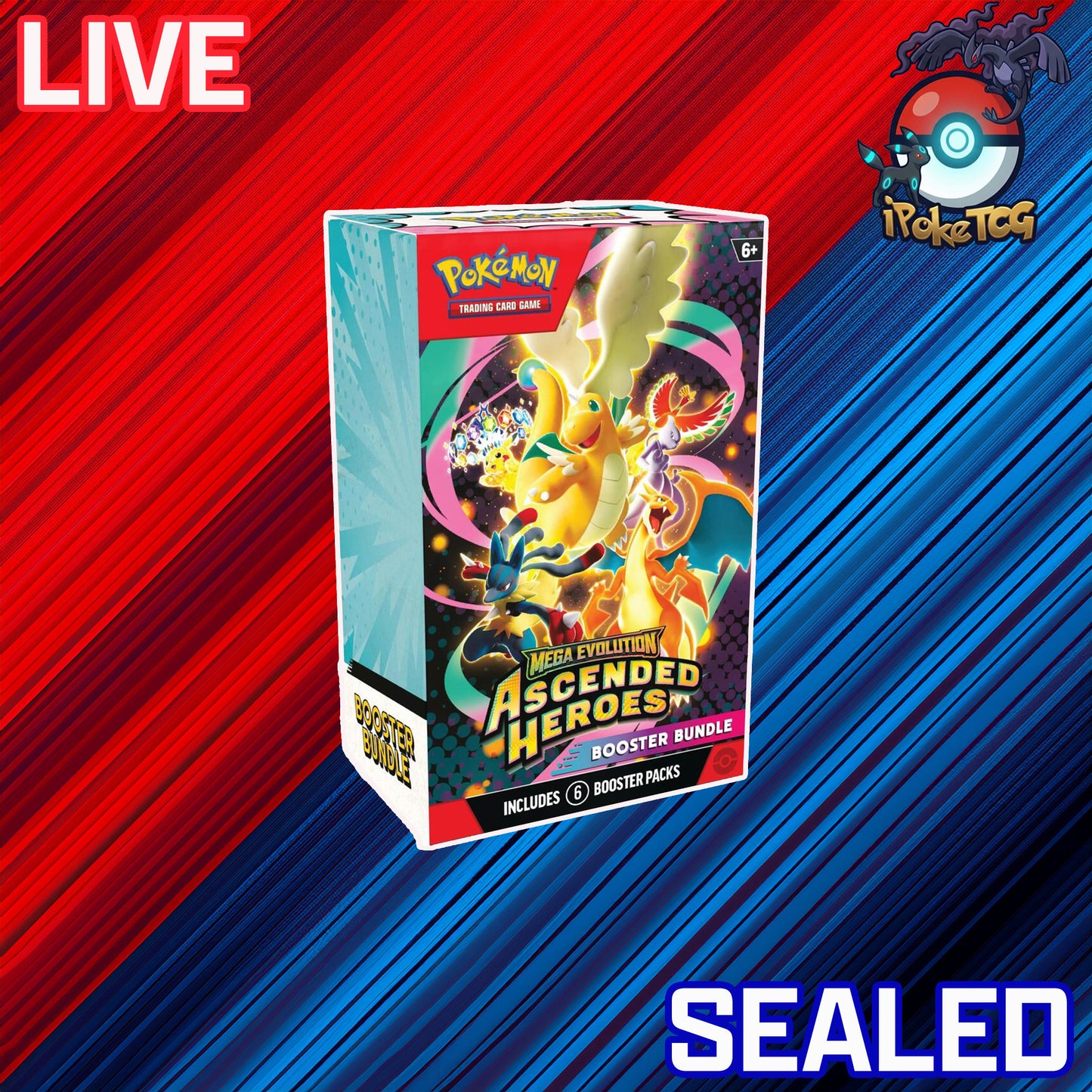 Pokemon TCG: Mega Evolution-Ascended Heroes Booster Bundle