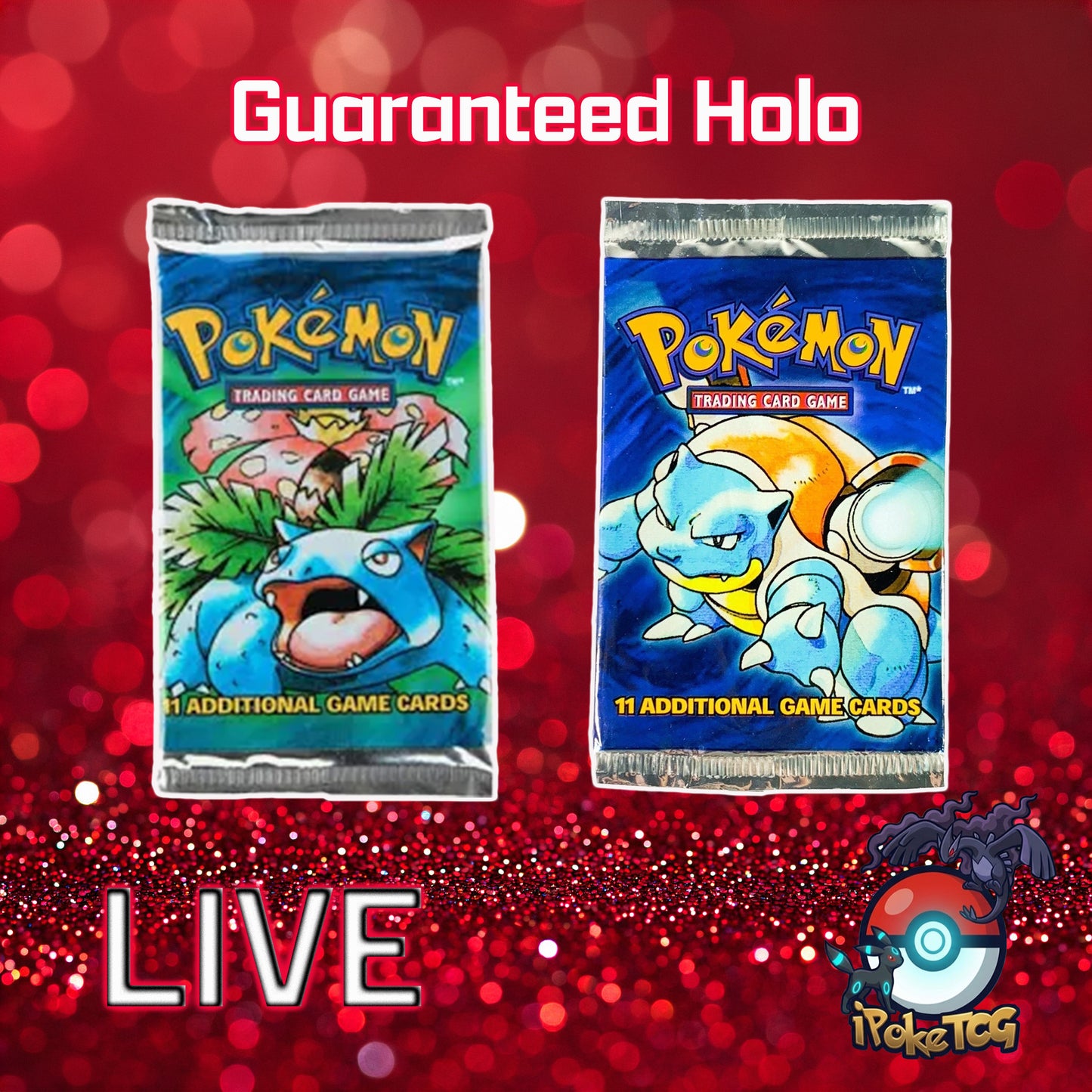 Pokemon TCG: Vintage-**Guaranteed Holo** Booster Packs