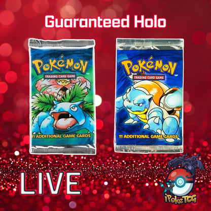 Pokemon TCG: Vintage-**Guaranteed Holo** Booster Packs