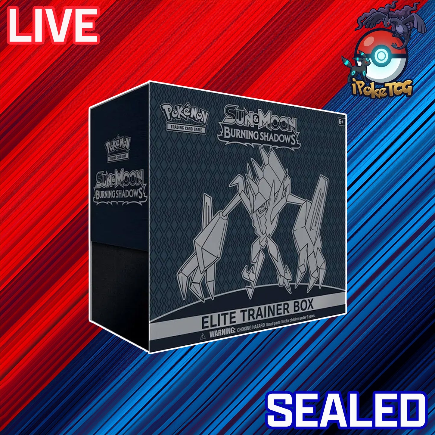 Pokemon TCG: Sun & Moon-Burning Shadows Elite Trainer Box