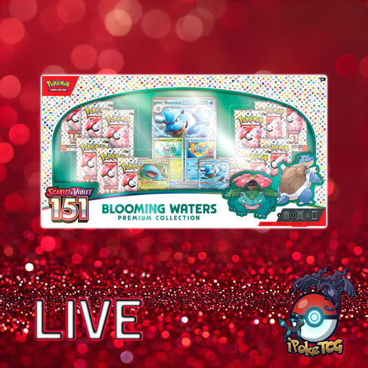 Pokemon TCG: Blooming Waters Premium Collection *(LIVE RIP ONLY)*