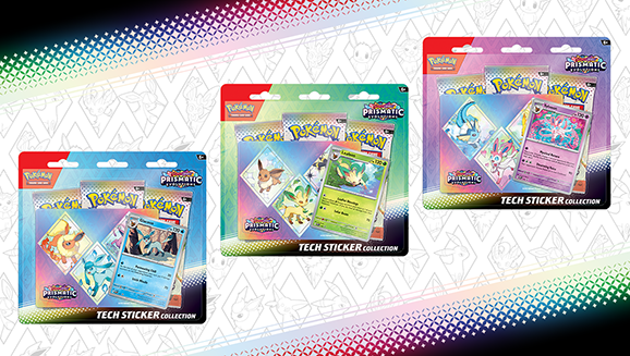 Pokemon TCG: Scarlet & Violet-Prismatic Evolutions Tech Sticker Collection