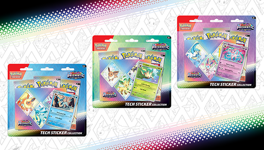 Pokemon TCG: Scarlet & Violet-Prismatic Evolutions Tech Sticker Collection