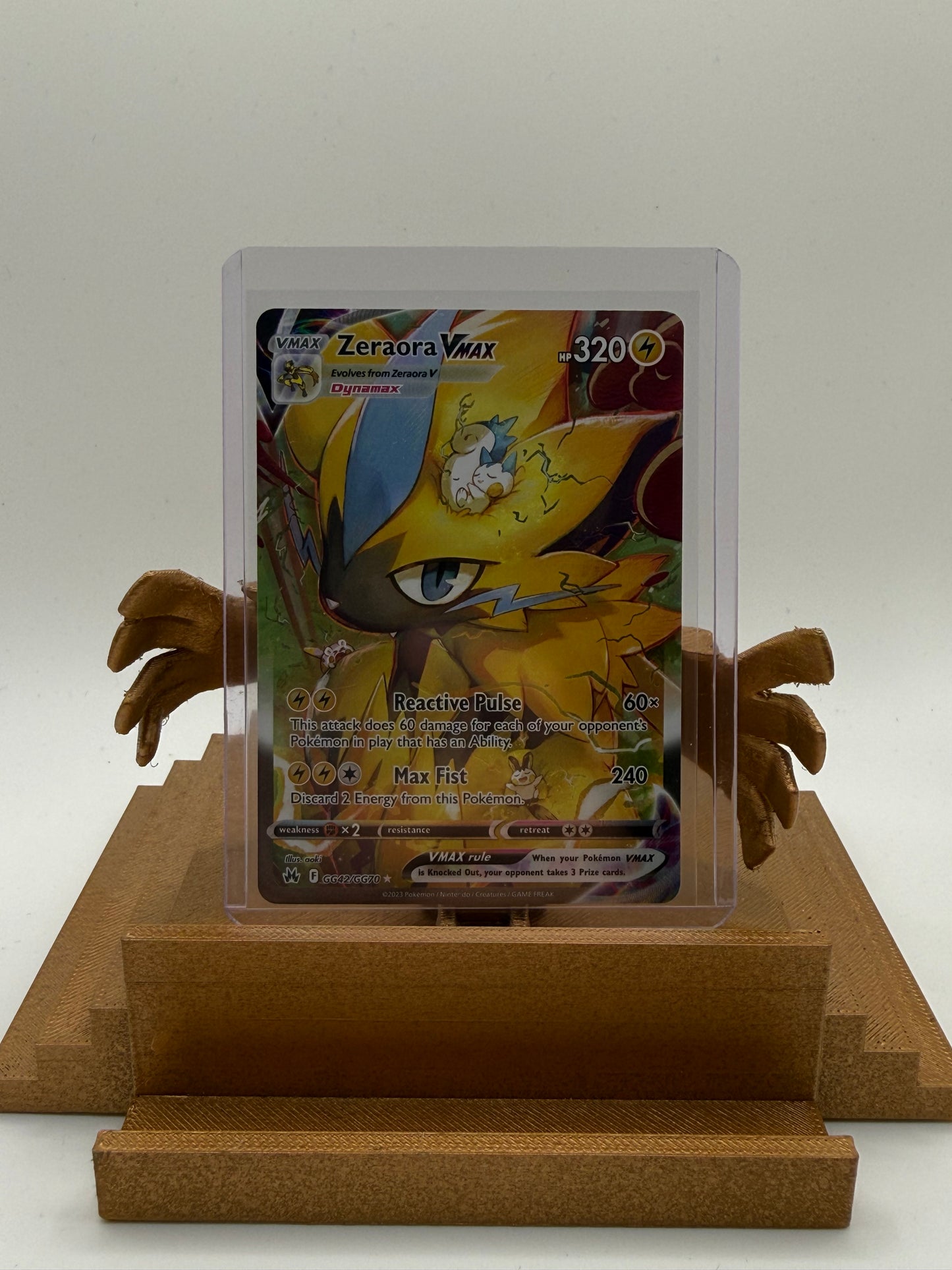 Zeraora VMAX #GG42 - Crown Zenith - Near Mint