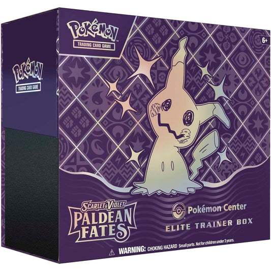 Pokemon TCG: Scarlet & Violet-Paldean Fates *Pokemon Center* Elite Trainer Box