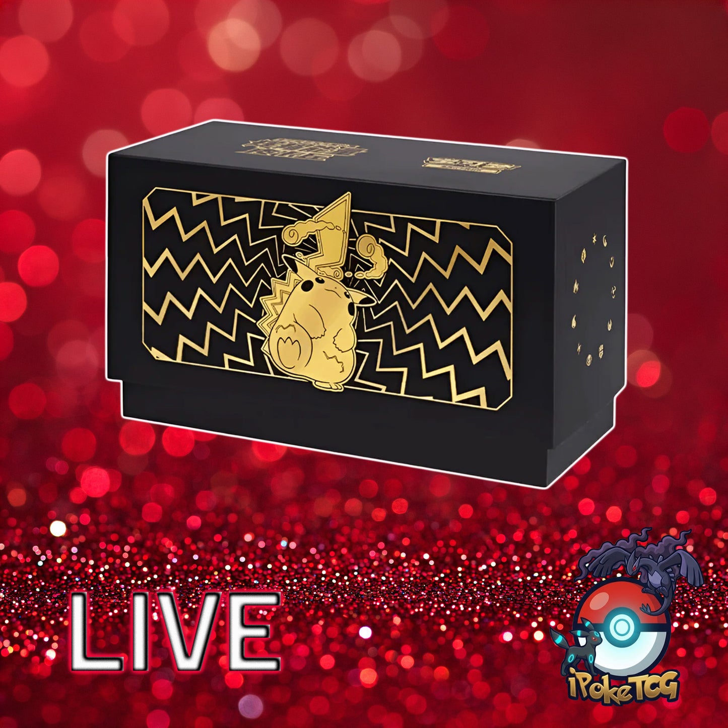 Pokemon TCG: Simplified Chinese-Brilliant Energy Black Gold Gift Box (Pikachu)