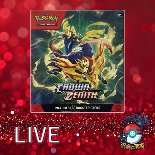 Pokemon TCG: Crown Zenith Booster Bundle (6 packs)