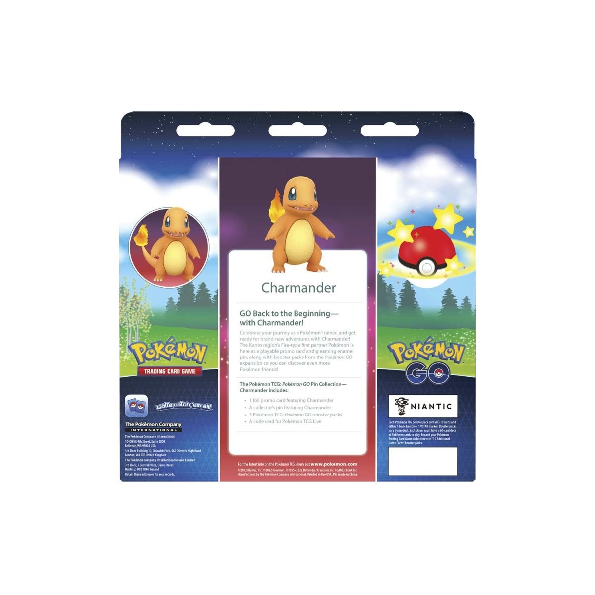 Pokemon TCG: Pokemon GO Pin Collection (Charmander)