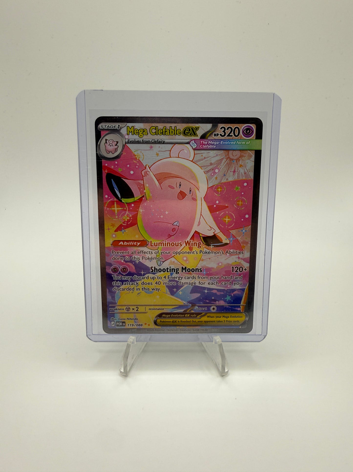 Mega Clefable EX #119 - Perfect Order - Near Mint