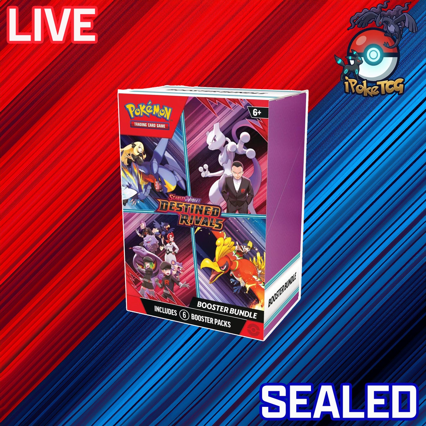 Pokemon TCG: Scarlet & Violet-Destined Rivals Booster Bundle