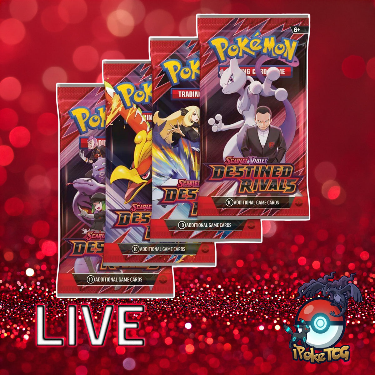 Pokemon TCG: Scarlet & Violet-Destined Rivals Booster Pack *(Box Fresh)*